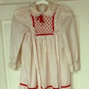Vintage Polly Flinders girl’s dress, size 8